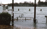 Kappeln - Hochwasser - Foto: Fritz Reinhardt (08.02.1983)