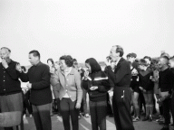 Amrum 1963 - Siegerehrung: Dr. Schnoor, Herr Nitsche, Frau Gutzeit, Frl. Leue, Herr Holm