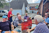 ’73-er Klassentreffen am 7. Juli 2023 - Kappeln (Pizzeria) - Foto: Holger Mordhorst