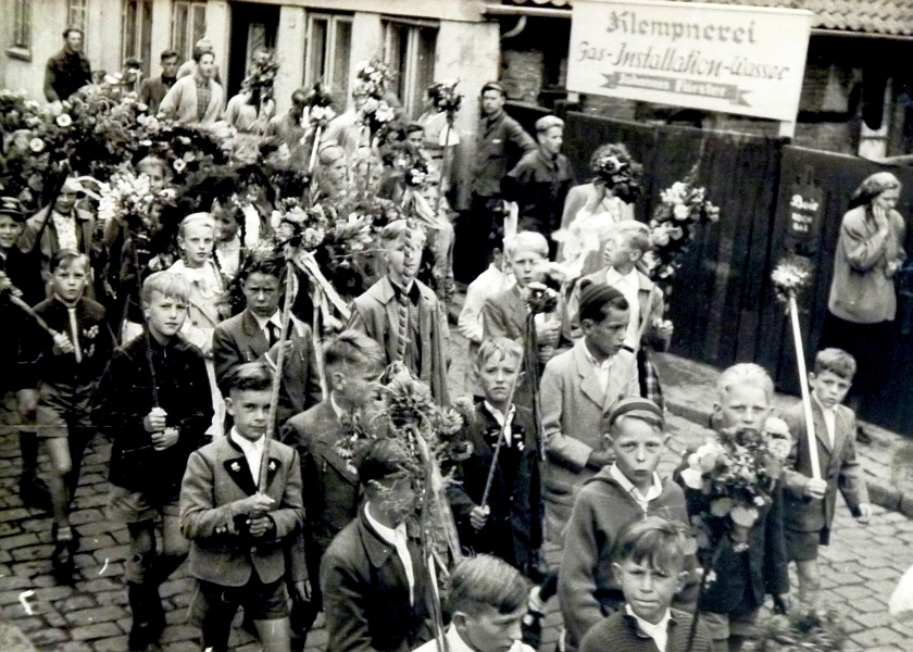 Gildeumzug der Mittelschule 1956