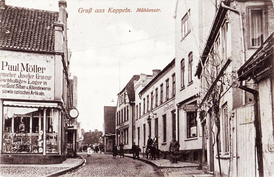 Kappeln - Mühlenstraße (um 1920)