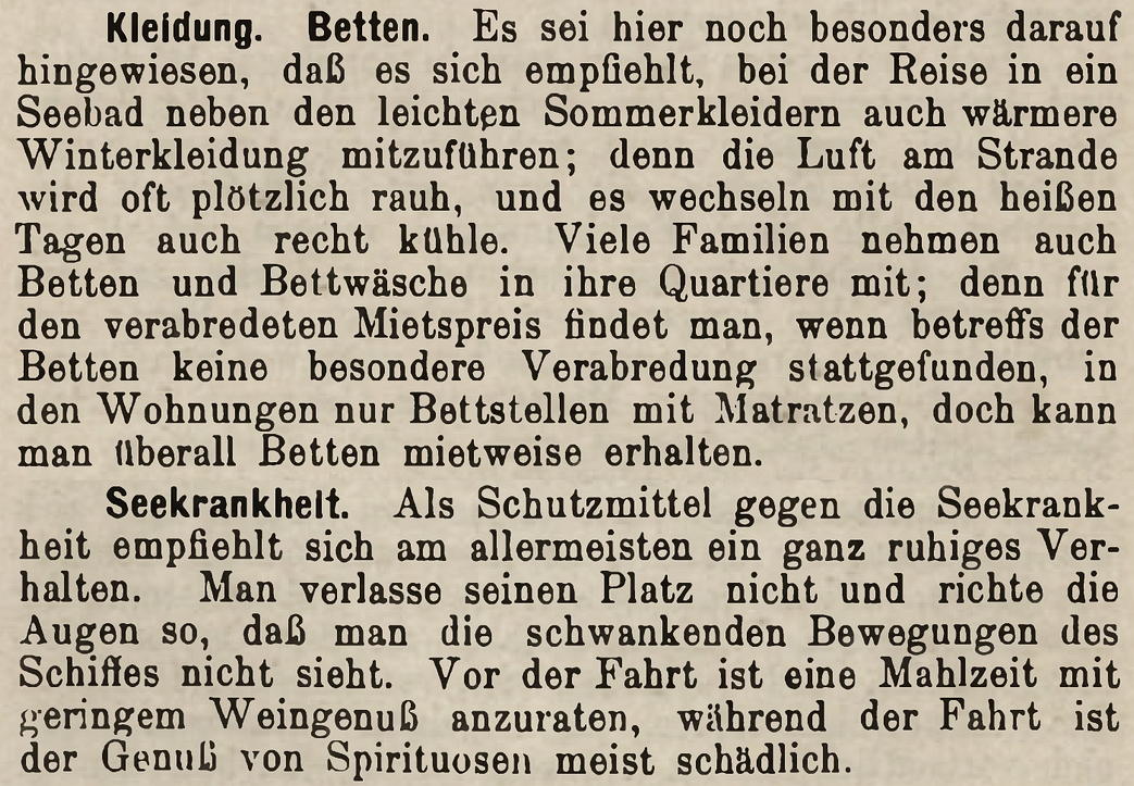Griebens Reiseführer, Band 55: Die Ostsee-Bäder (1904)