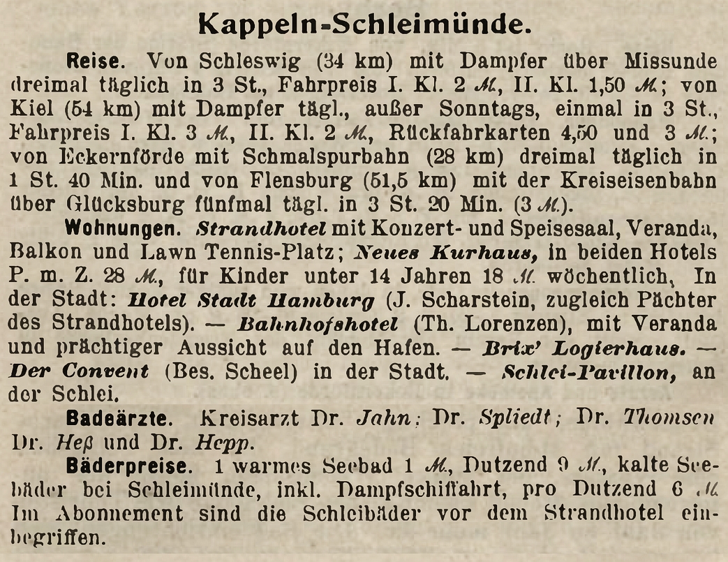 Griebens Reiseführer, Band 55: Die Ostsee-Bäder (1904)
