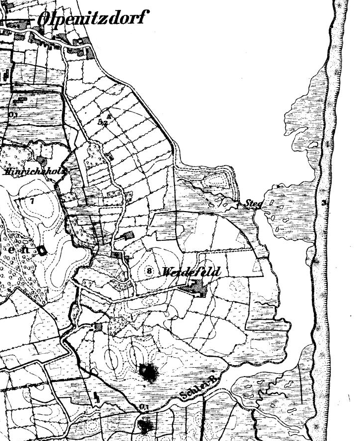 Topografische Karte 25 - Blatt 1326 (1926) - Ausschnitt