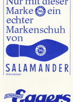 Schuhhaus Eggers - Anzeige von 1965