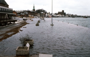 Kappeln - Hochwasser - Foto: Fritz Reinhardt (08.02.1983)