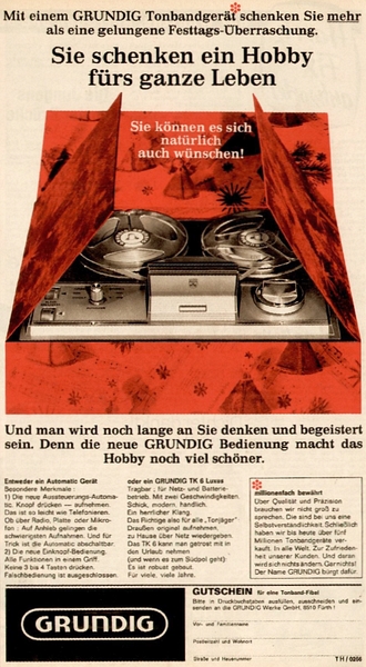 Grundig-Anzeige (November 1966)