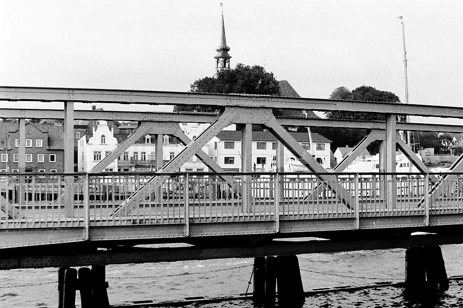 Kappeln - Drehbrücke - Foto: Dieter Kramer (1975)