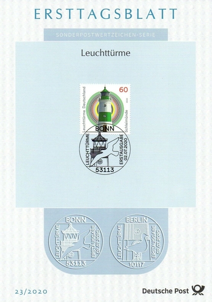 Sondermarke Leuchtturm Schleimünde (02.07.2020)