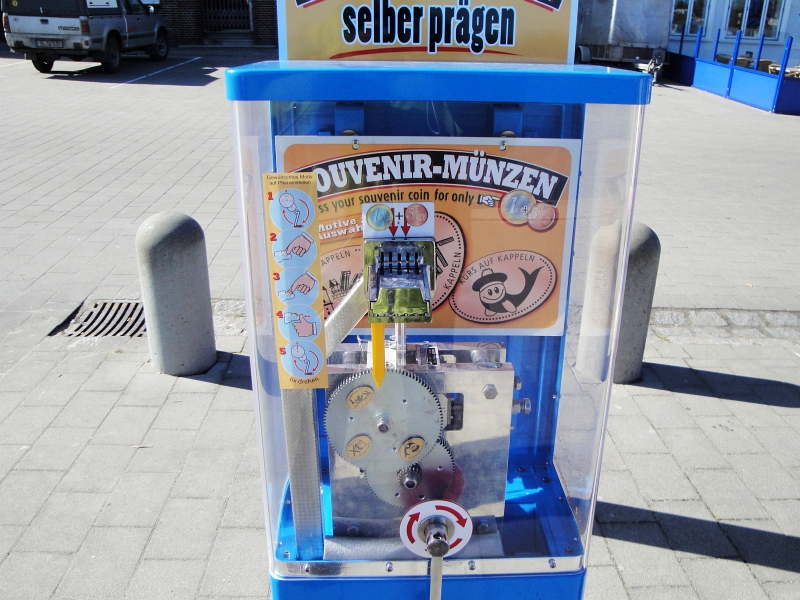 Kappeln - Souvenir-Münzen - Foto: Michaela Bielke (08.04.2013)