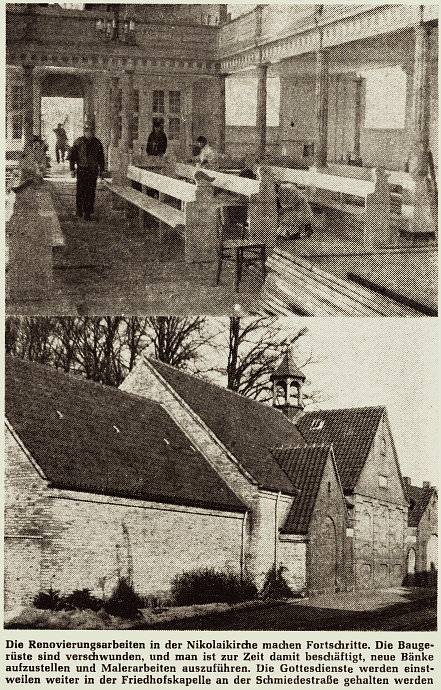 SCHLEI-BOTE - Kirchenrenovierung 1969