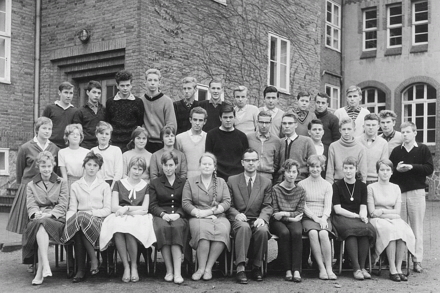 Untersekunda 1960 (Foto von Eckhard Schmidt)