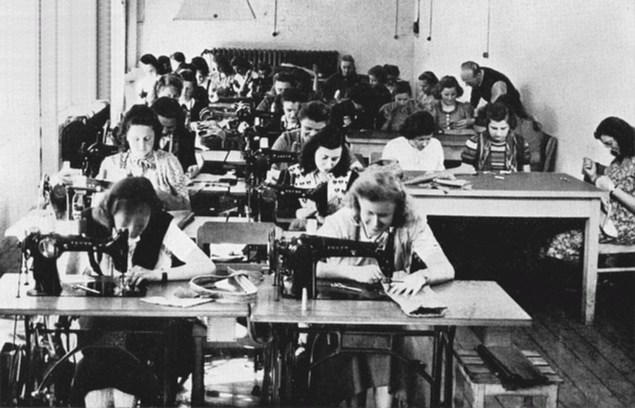 Liening - Lehrlingswerkstatt 1950