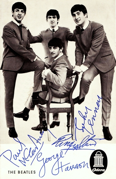 Beatles-Autogramm (1964)