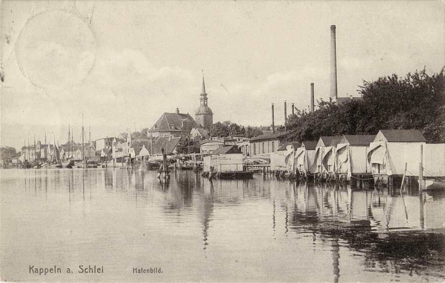 Kappeln um 1910 - Badeanstalt