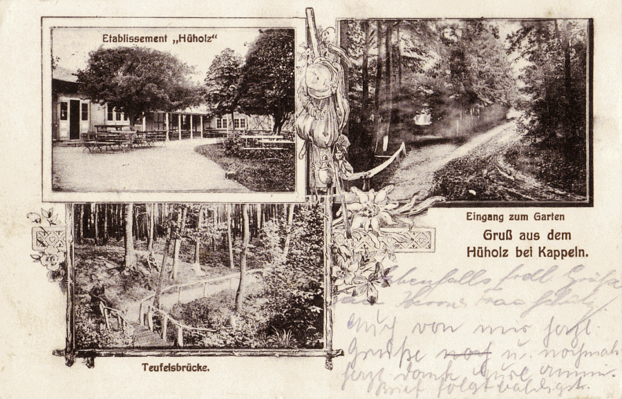 Kappeln um 1910 - Hüholz