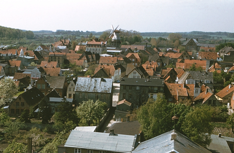 Kappeln - Blick vom Kirchturm - Foto: Walter Stöckel (1961)