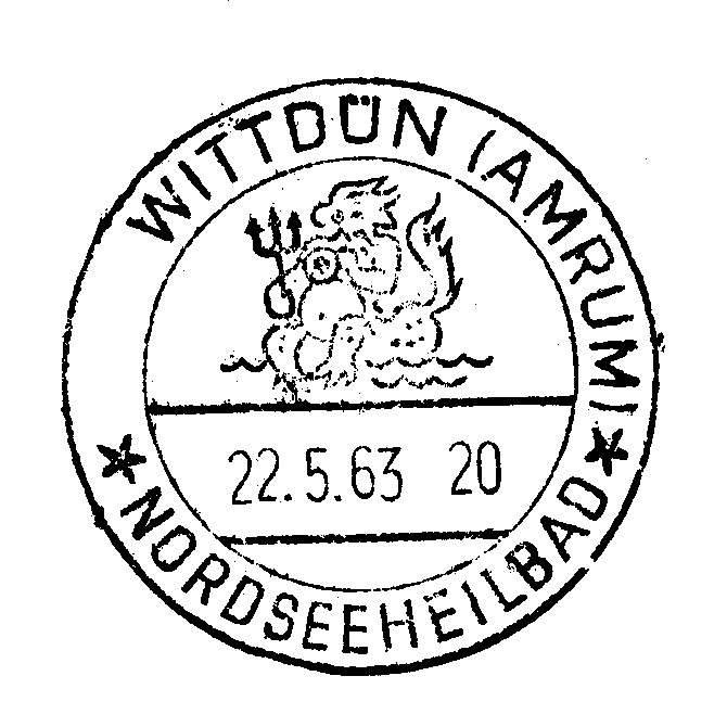 Amrum 1963 - Poststempel Wittdün